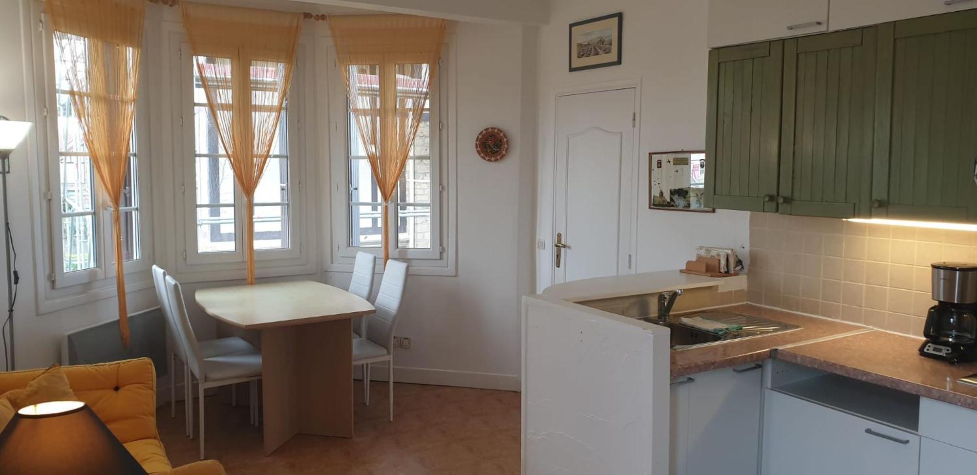 Appartement Front De Mer Vue Mer 3 Personnes + 1 Bebe 헤르망빌쉬르메르 외부 사진